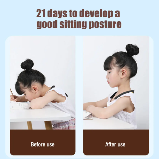 Smart Posture Corrector with LCD Display and Vibration