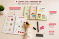 KYNVLO™  WriteMagic — Reusable Handwriting Practice Kit for Kids | 4 Books + Pen Set
